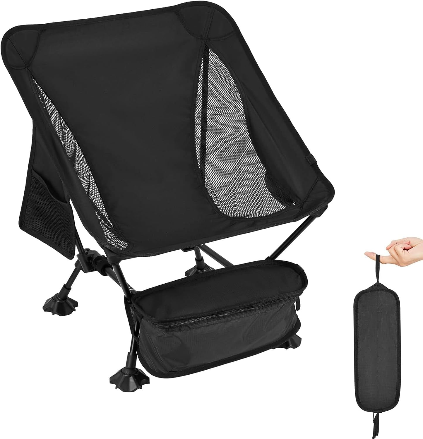 ATEPA Ultralight Camping Chair for Backpacking Hiking,Lightweight Folding Camp Chairs for Adults