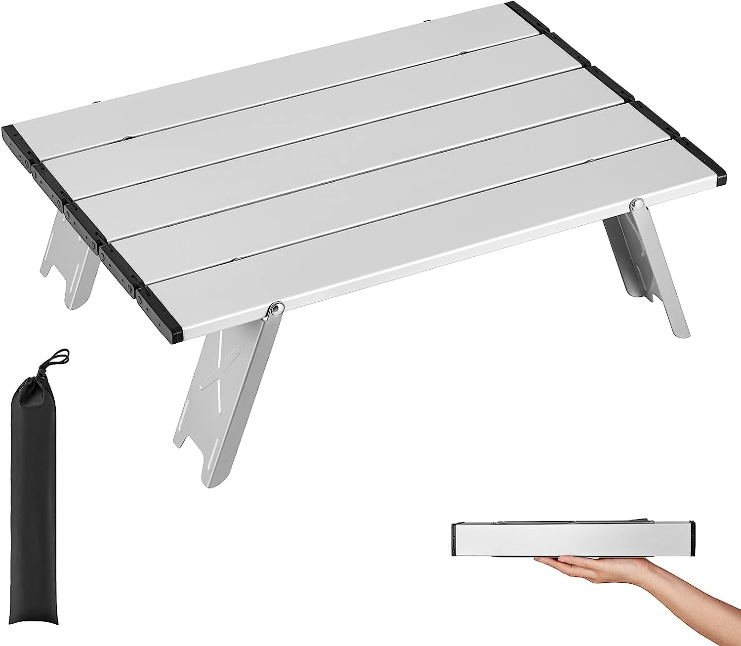 ATEPA Ultralight Compact Small Camping Table Backpacking Mini Small