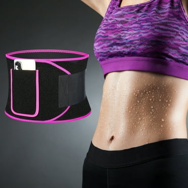ATERCEL Women's Adjustable Neoprene Waist Trainer with Phone Pocket - Weight Loss Gear, Exercise Sweatband