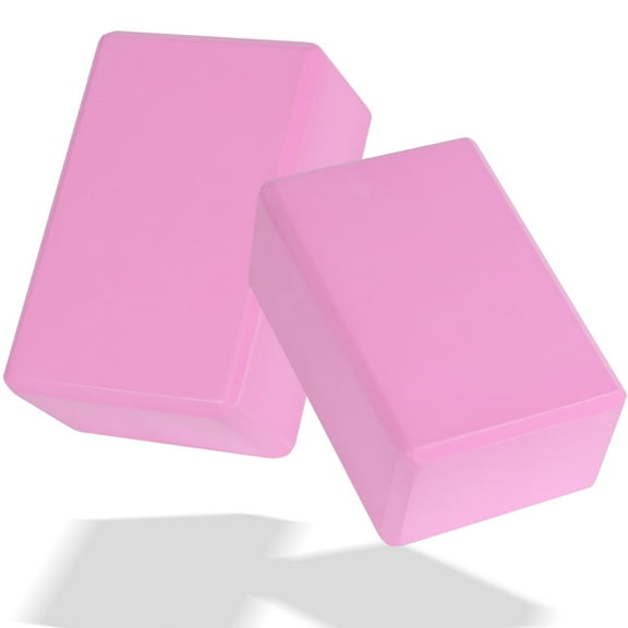 ATERCEL Yoga Blocks EVA Foam Fitness Yoga Stability & Strength Training 2 Pack 9"x6"x4"