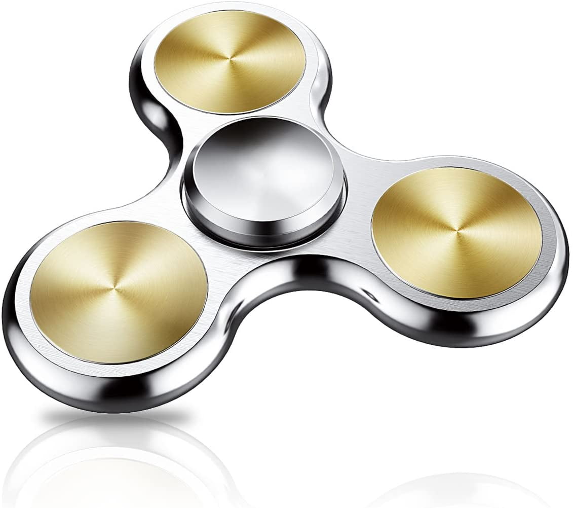 The Triple Penny Fidget Hand Spinner- Brass with Hybrid Bearing
