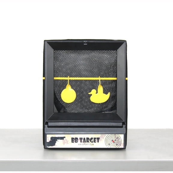 ATFLBOX Trap Net Catcher Target With 50pcs Paper Targets and Rotating Metal Targets