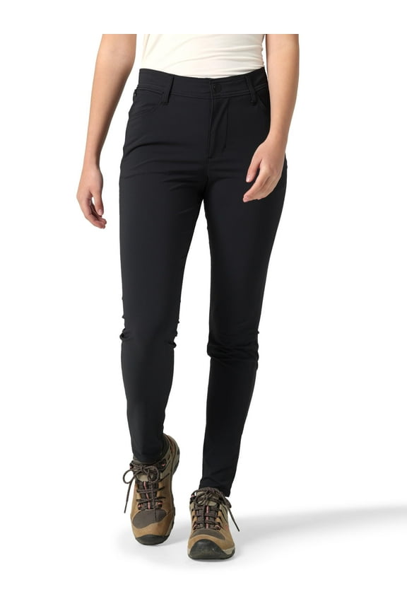 ATG Women's 5 Pocket Skinny Pant, Black, 18 SHT