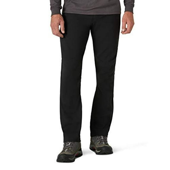 ATG by Wrangler Men's Zip Pocket Trail Pant, Black, 34W x 30L