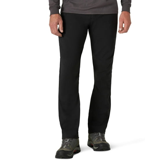 ATG by Wrangler Men's Zip Pocket Trail Pant, Black, 38W x 30L