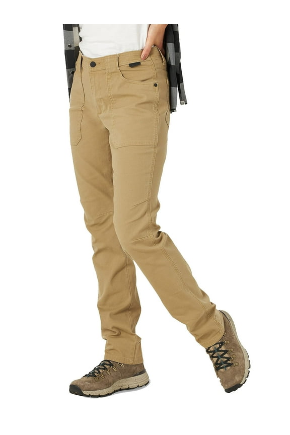 by Wrangler Women's Canvas Slim Fit Pant, Elmwood, 18