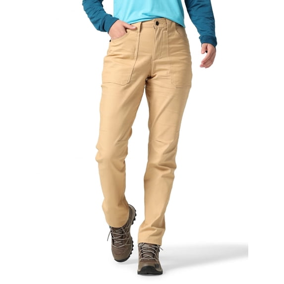 ATG by Wrangler Women's Canvas Slim Fit Pant, Lark, 6 Short