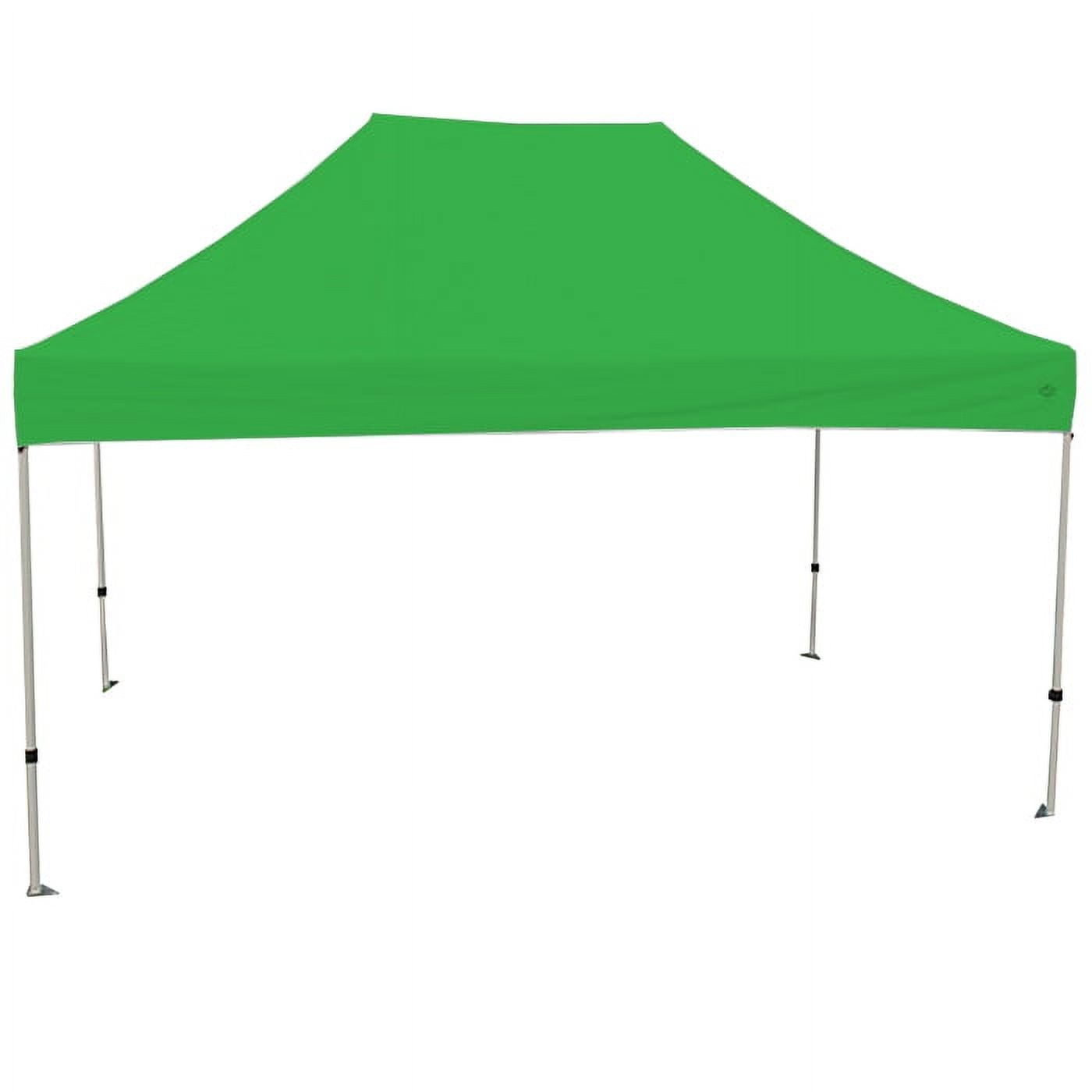 ATHENA 10X15 WHITE FRAME Instant Pop Up Tent w/ GREEN Cover
