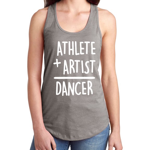 ATHLETE ARTIST DANCER Racerback Tank