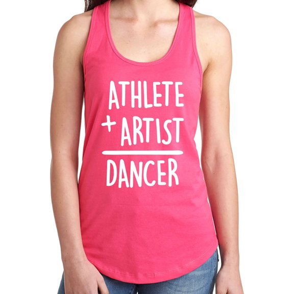 ATHLETE ARTIST DANCER Racerback Tank