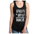 thumbnail image 1 of ATHLETE ARTIST DANCER Racerback Tank, 1 of 2