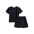 thumbnail image 1 of Athletic Works Boys' ButterCore Tee and Shorts Set, 2-Piece, Sizes 4-18 & Husky, 1 of 3