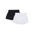thumbnail image 1 of Athletic Works Girls Active Running Shorts, 2-Pack, Sizes 4-18 & Plus, 1 of 3