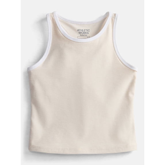 Athletic Works Girls ButterCore Tank Top, Sizes 4-18