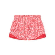 Girls Athletic Run Shorts, Sizes 4-18 & Plus