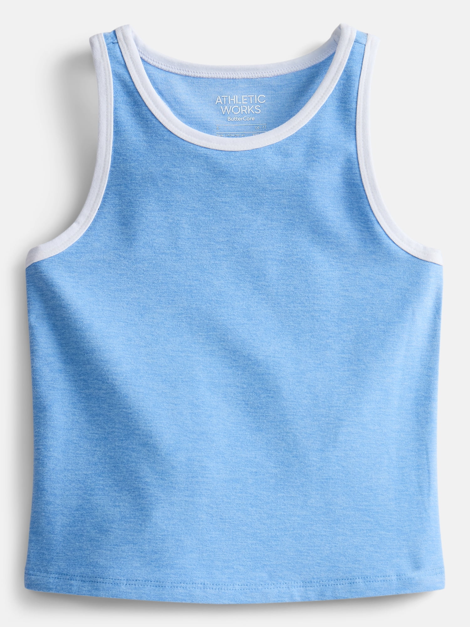 Athletic Works Girls ButterCore Tank Top, Sizes 4-18