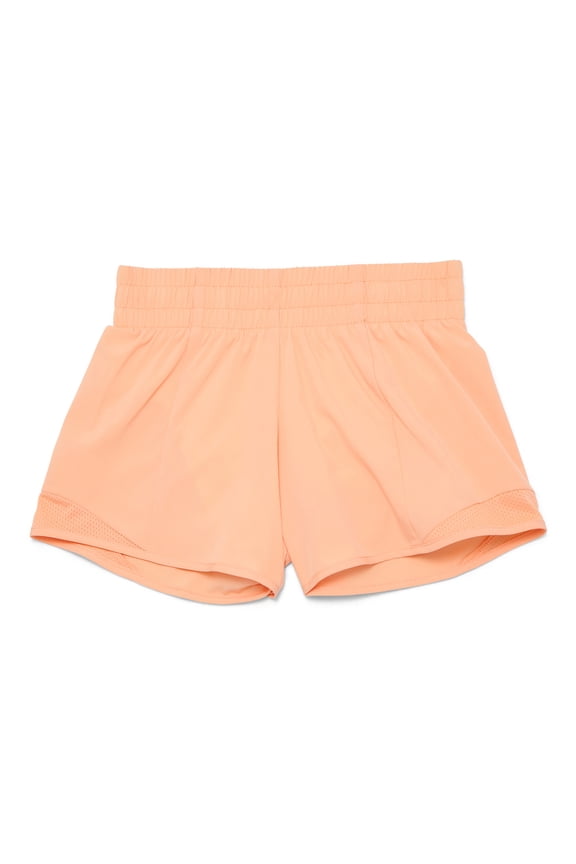 Girls Athletic Run Shorts, Sizes 4-18 & Plus
