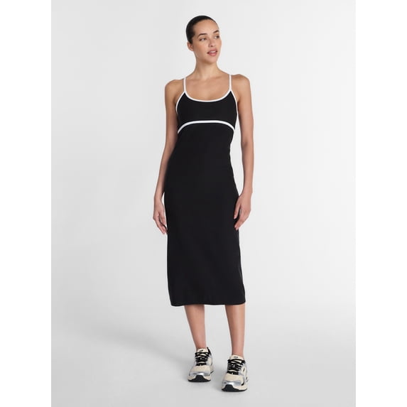 Athletic Works Women's ButterCore Compression Midi Dress, Sizes XS-XXXL