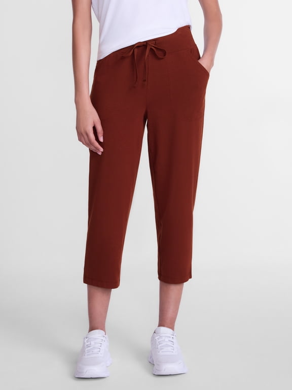 Women's and Women's Plus Knit Capri Pants, 22" Inseam, Sizes XS-4X