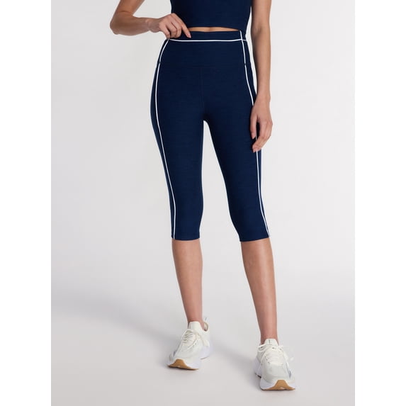 Athletic Works Women's and Women's Plus ButterCore Compression Capris, Sizes XS-4X
