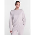 thumbnail image 1 of Athletic Works Women's and Women's Plus Fleece Sweatshirt with Long Sleeves, Sizes XS-4X, 1 of 5
