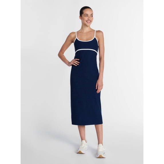 Athletic Works Women's ButterCore Compression Midi Dress, Sizes XS-XXXL