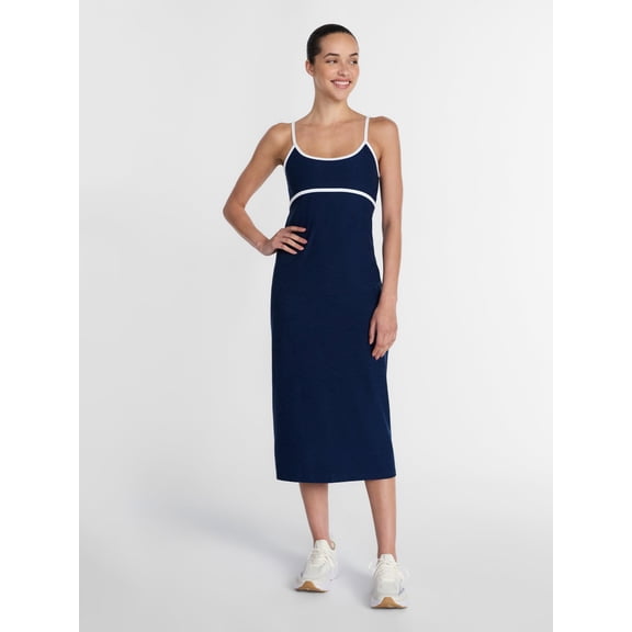 Athletic Works Women's ButterCore Compression Midi Dress, Sizes XS-XXXL