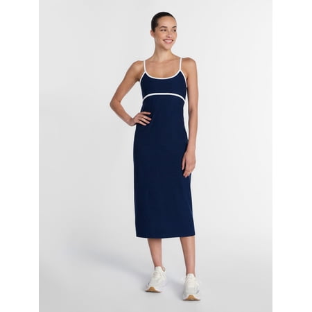 Athletic Works Women's ButterCore Compression Midi Dress, Sizes XS-XXXL