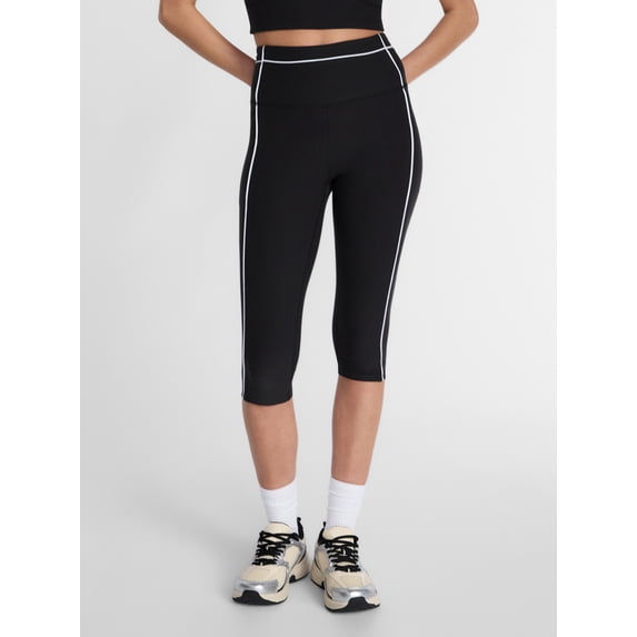 Athletic Works Women's and Women's Plus ButterCore Compression Capris, Sizes XS-4X