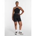thumbnail image 1 of Athletic Works Women's and Women's Plus ButterCore Compression Bike Shorts, Sizes XS-4X, 1 of 6