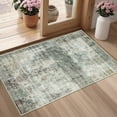 thumbnail image 1 of ATHOPE 2x3 Entryway Rug, Vintage Boho Medallion Rugs Non-Slip Soft Low Pile Washable Rug Large Distressed Rug Indoor Retro Carpet for Kitchen Bathroom Entrance, Gray Brown, 1 of 8