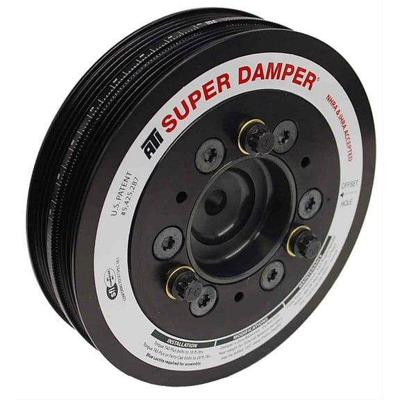 ATI Damper - 6.78-inch Aluminum Drive Pulley for Dodge SRT4, Neon, and PT Cruiser - Part Number ATI917469