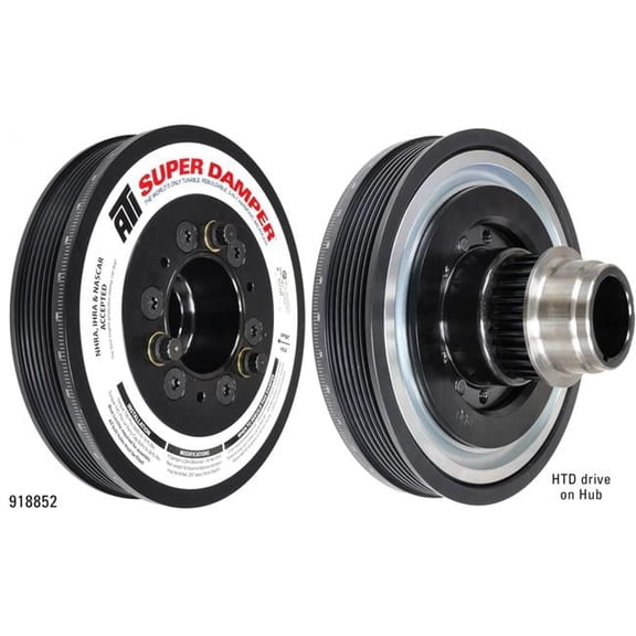 ATI Performance 7.530 in. OD SFI 18.1 Harmonic Internal Balancer for LS1-LS2 LS-Series GM - Black