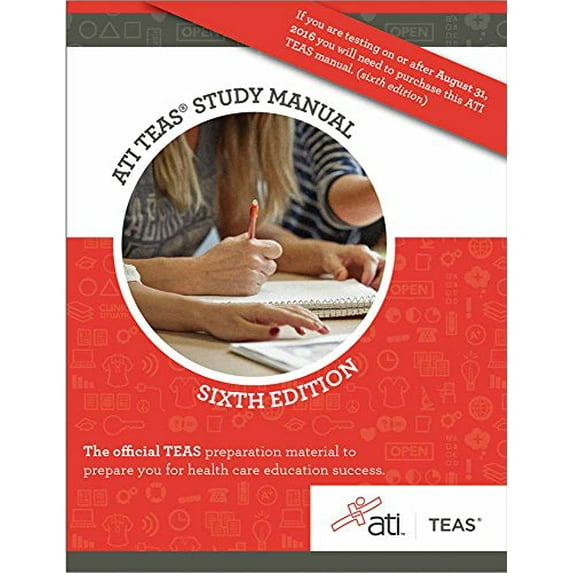 Pre-Owned ATI TEAS Study Manual For The Test of Essential Academic Skils (Paperback) 1565335643 9781565335646