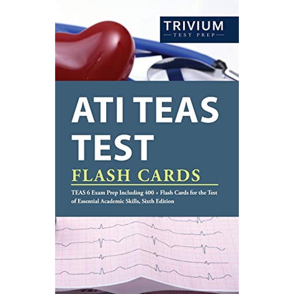 Pre-Owned ATI TEAS Test Flash Cards: TEAS 6 Exam Prep Including 400+ Flash Cards for the Test of Essential Academic Skills, Sixth Edition (Paperback) 1635303036 9781635303032