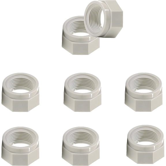 ATIE 280, 380, 480, 180 Pool Cleaner Feed Hose Nut D15 For Zodiac Polaris Cleaners (6 Pack))
