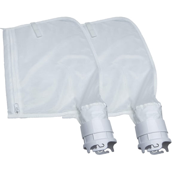 ATIE Pool Cleaner Fine Mesh Bag with Zipper Enclosure, Compatible Pentair Kreepy Krauly Legend, Platinum, Letro Cleaners Debris 360002 and EU16 (2 Pack)