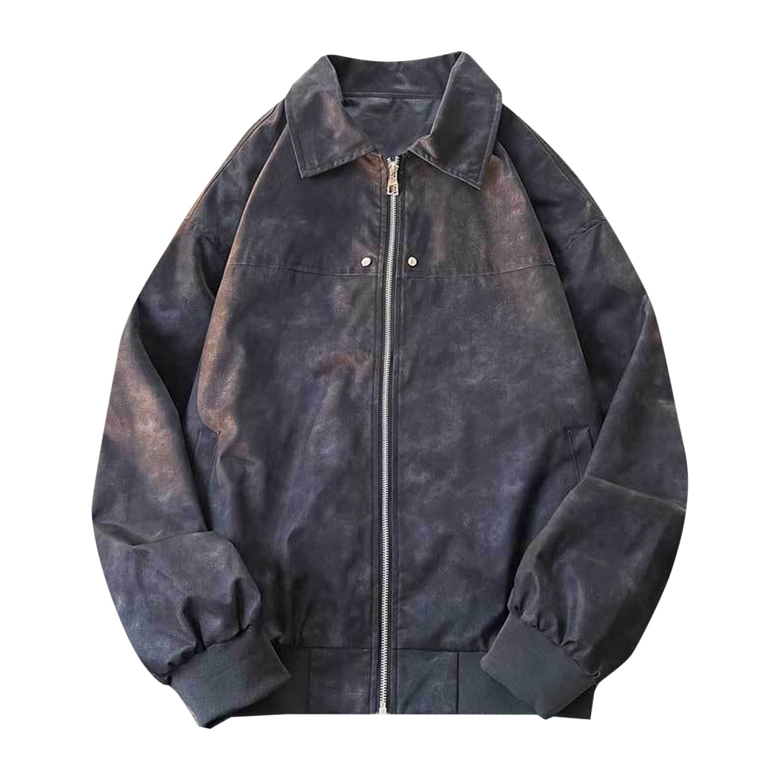 ATIENUBEE Hooded Jackets for Men Casual Sports Jacket Loose High Street