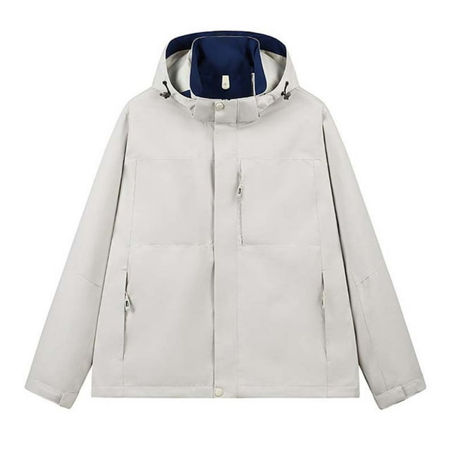 ATIENUBEE Jackets for Men Spring and Autumn Sturmgeschar Men's Solid