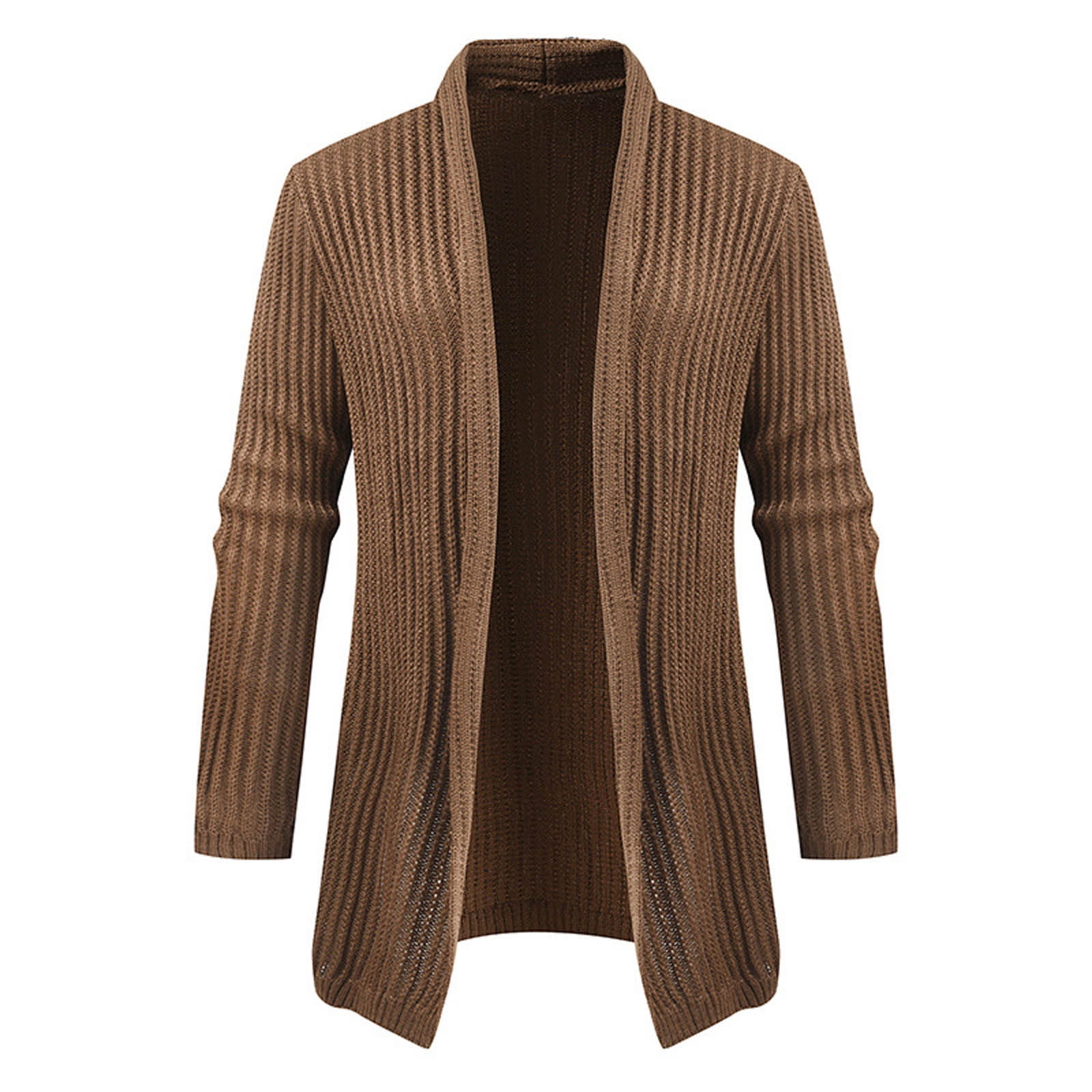 ATIENUBEE Mens Cardigan Sweater Autumn and Winter Fashion Casual Solid