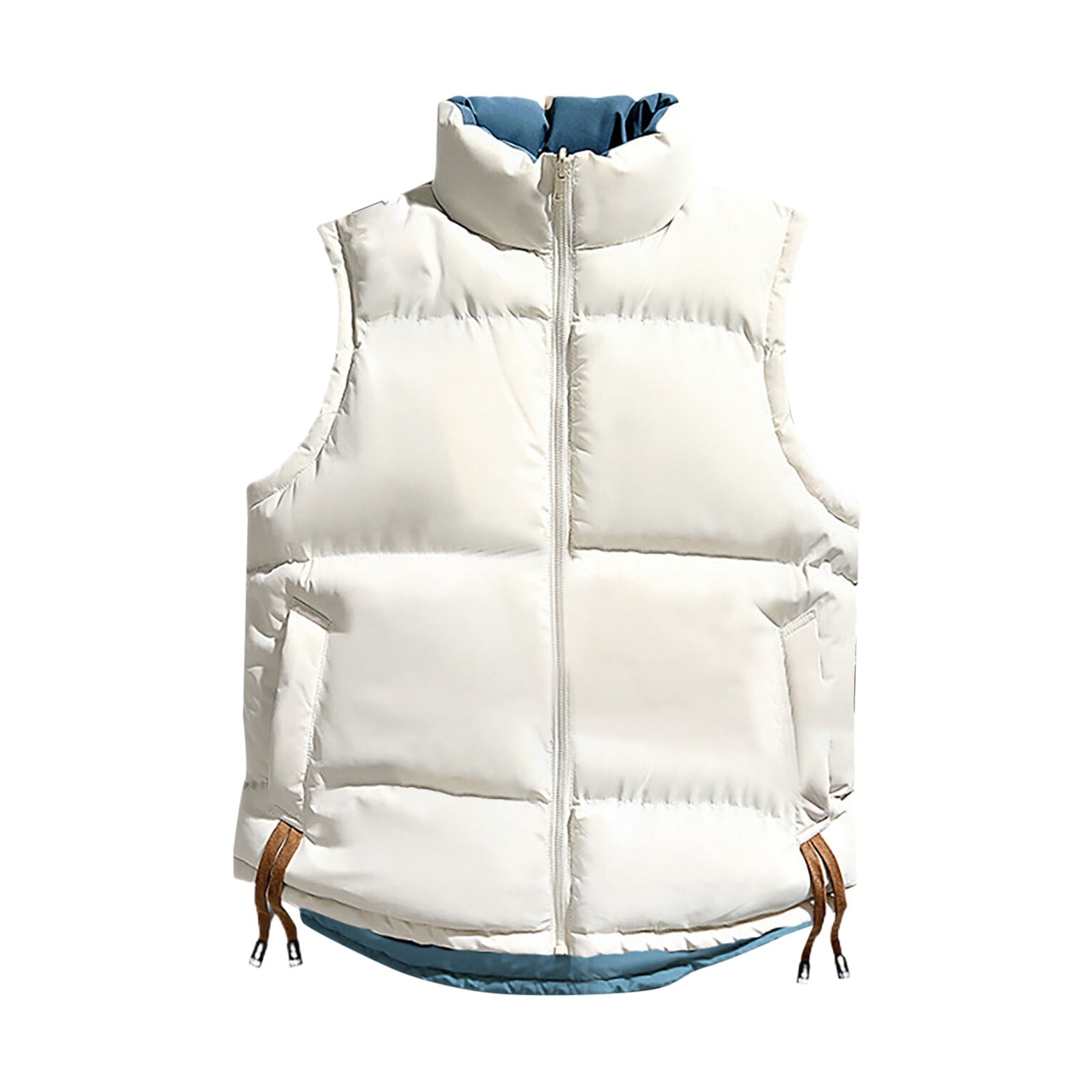 ATIENUBEE Vest for Men Fall/Winter Men's Trend Loose Sleeveless Sweater