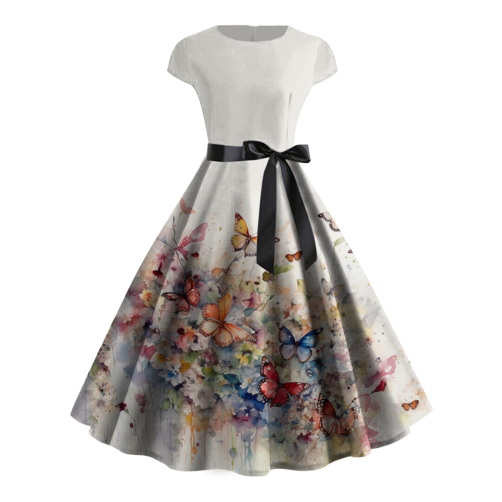 ATIENUBEE Wedding Guest Dresses for Women Elegant Knee Length