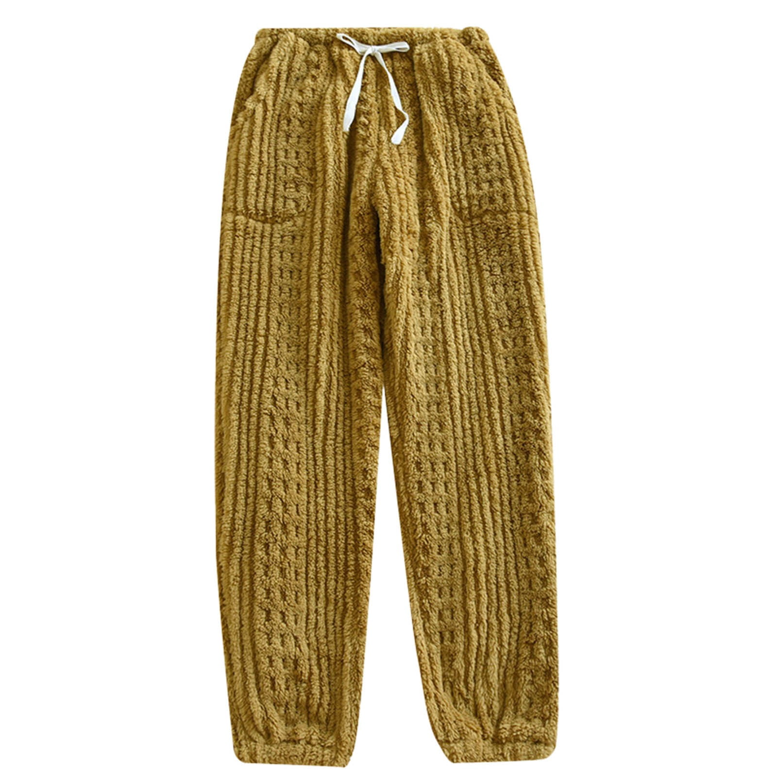 ATIENUBEE Women Casual Pants Autumn And Winter Warm Trousers Plus Size