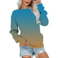 ATIENUBEE Women Hoodless Sweatshirts Womens Crewneck Sweatshirts Light
