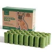 ATIFBOP Biodegradable Dog Poop Bags 360 Counts 24 Rolls, Leak Proof and Thicken Earth-friendly Pet Poop Bag（Scented）
