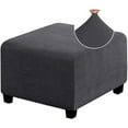 thumbnail image 1 of ATIJIA Stretch Ottoman Cover Ottoman Slipcover Sofa Cover Footstool Protector Storage Ottoman Covers with Elastic Bottom, 1 of 24
