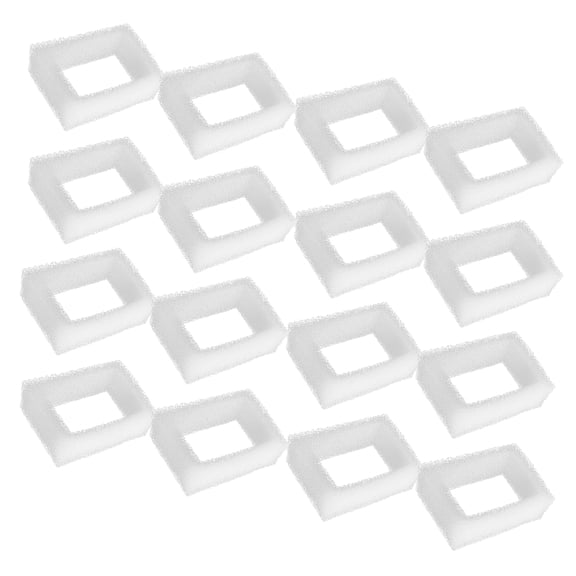 ATITOWEL 16 Pack Cat Fountain Foam Filter, Compatible with Ceramic Cupcake Wave Cat Fountain 67oz/2L Stainless Steel Cat Water Fountain