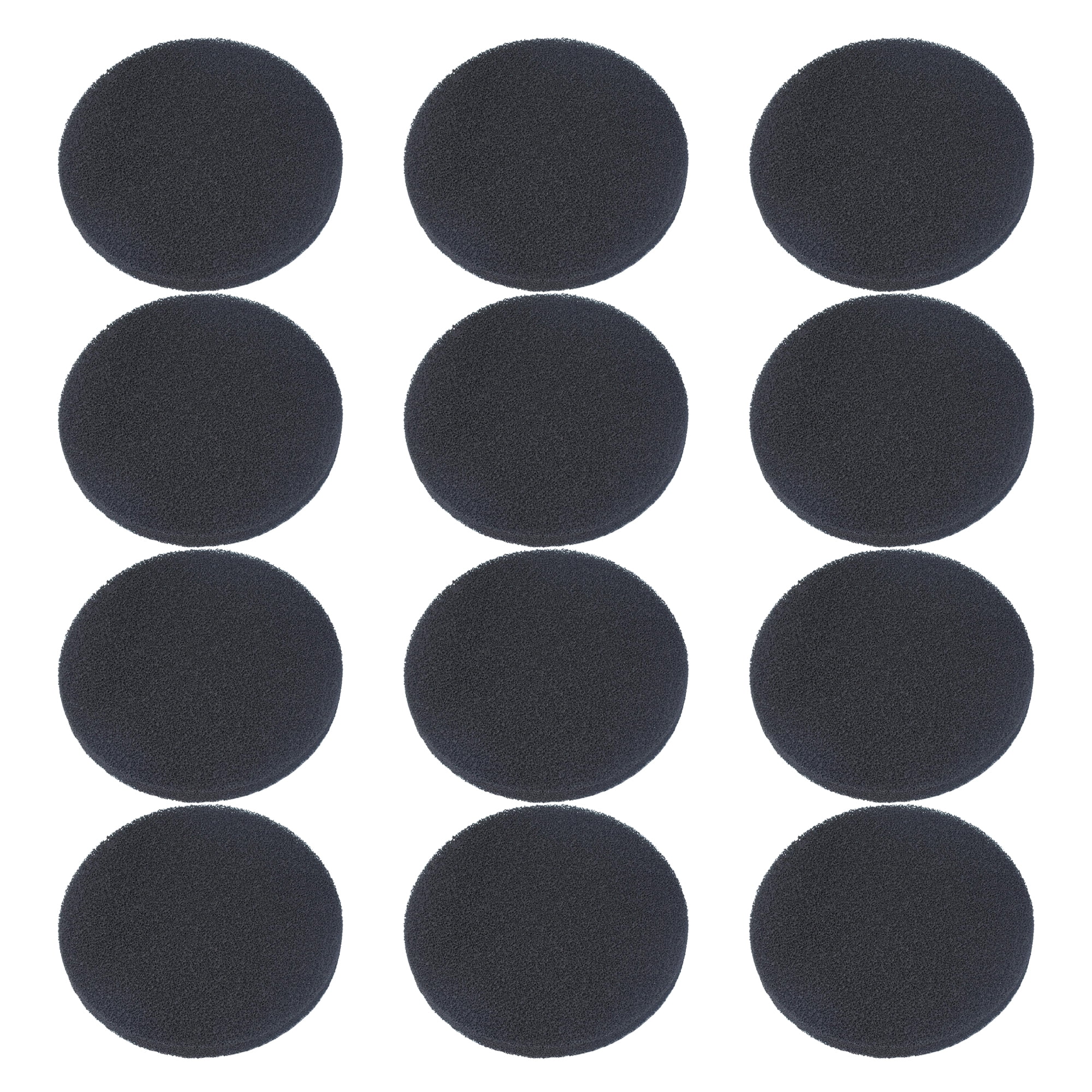 ATITOWEL Aquarium Replacement Carbon Foam Filter Pads for Fluval FX4 / FX5 / FX6 Filtration Systems Sponge (Pack of 12)