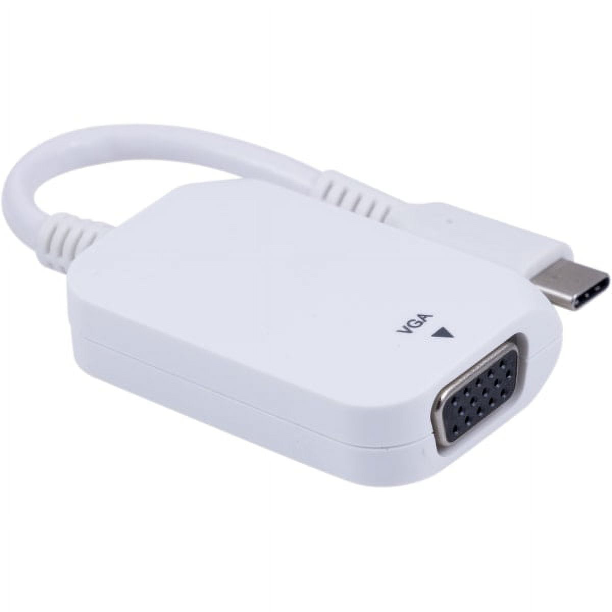 Ativa® USB-C-to-VGA Adapter, White, 41509 - Walmart.com