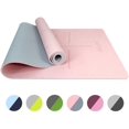 ATIVAFIT Non Slip TPE Yoga Mat Eco Friendly Exercise & Workout Mat with